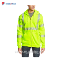 Sudadera con capucha de la seguridad de la cinta reflectante de encargo de la clase 3 hola alta para el hombre en otoño e invierno